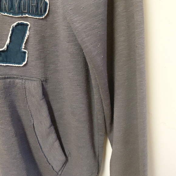 Aeropostale Women's Sweatshirt Gray Hoodie Size L - Picture 6 of 9